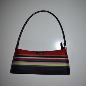 Kate Spade Vintage 90s Striped Shoulder Bag